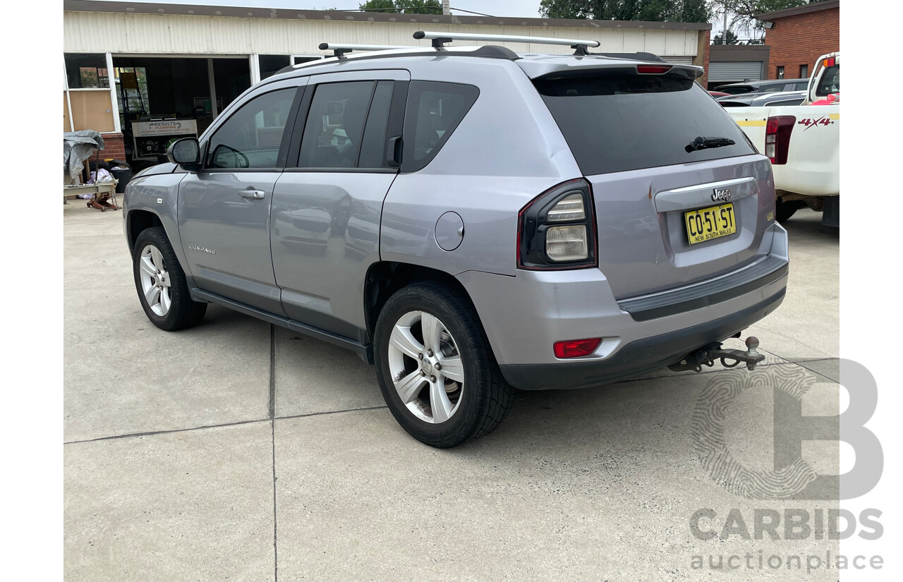 3/2015 Jeep Compass Sport (4x2) MK MY15 4d Wagon Silver 2.0L