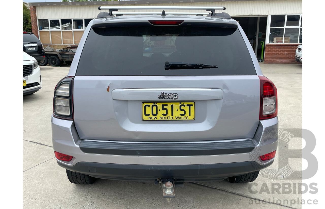 3/2015 Jeep Compass Sport (4x2) MK MY15 4d Wagon Silver 2.0L