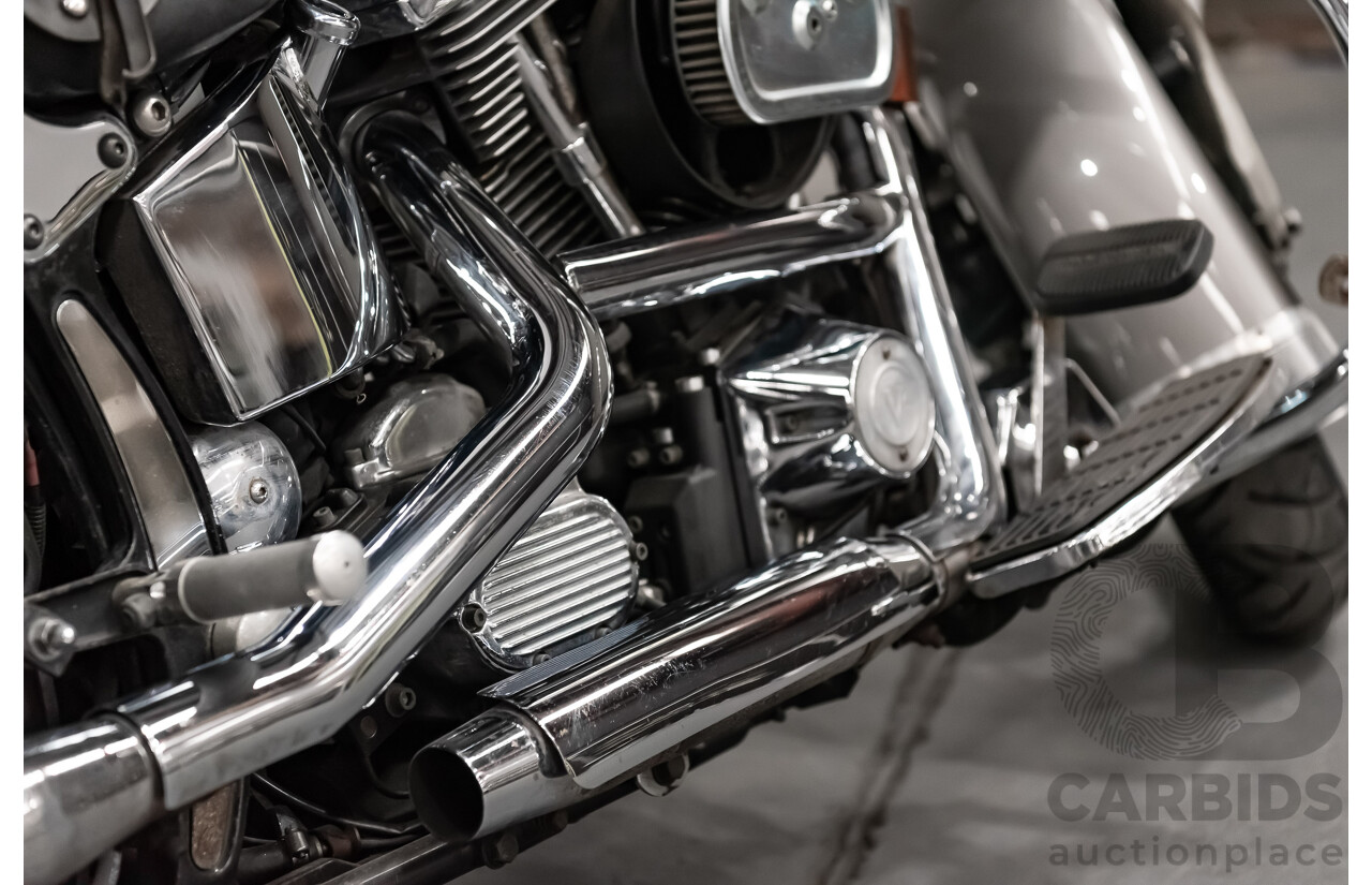 12/1995 Harley Davidson Heritage Softail Classic 1340cc (FLSTC) Vivid Black & Silver/Grey