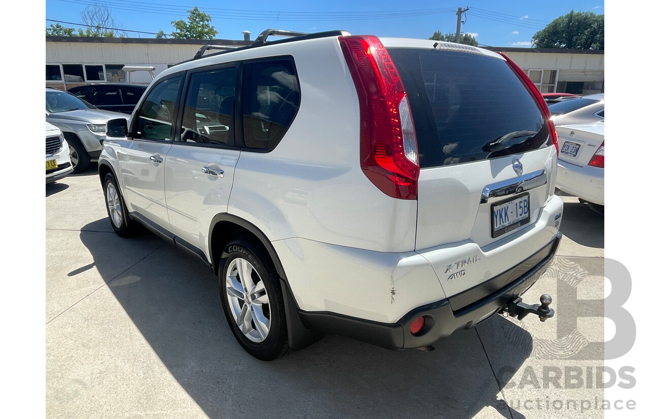 9/2012 Nissan X-Trail ST (4x4) T31 SERIES 5 4d Wagon White 2.5L