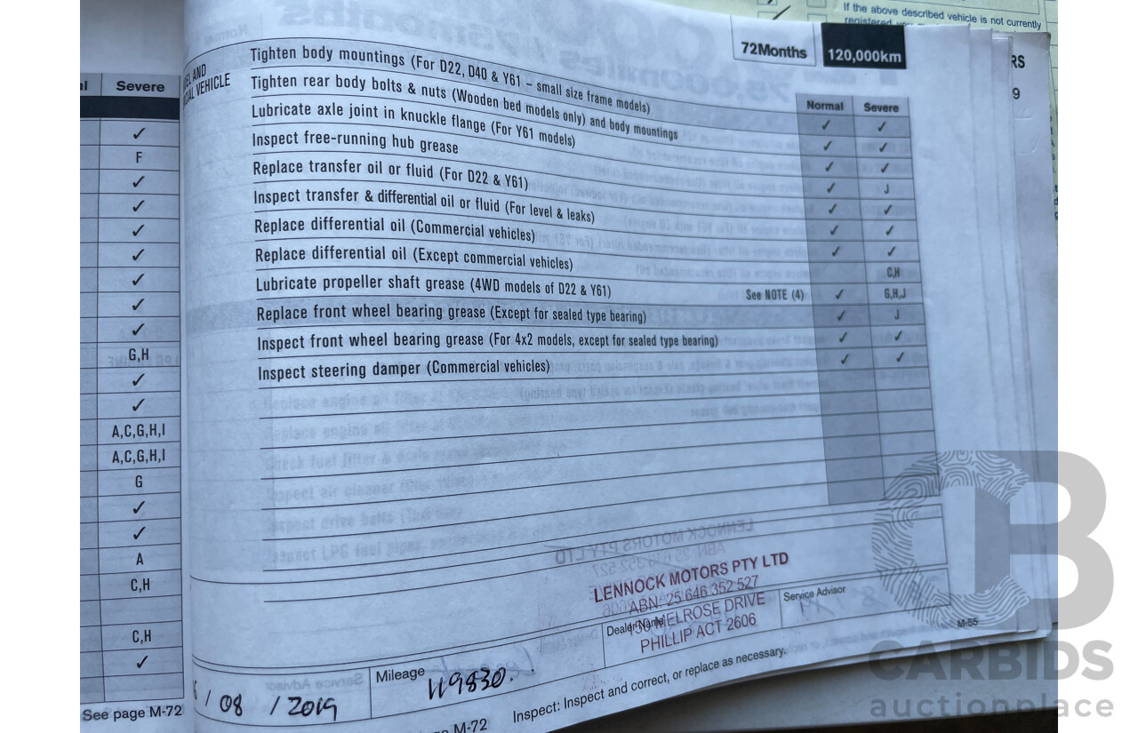 9/2012 Nissan X-Trail ST (4x4) T31 SERIES 5 4d Wagon White 2.5L