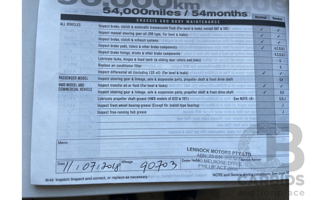 9/2012 Nissan X-Trail ST (4x4) T31 SERIES 5 4d Wagon White 2.5L