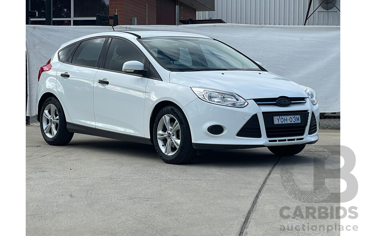1/2012 Ford Focus Ambiente LW 5d Hatchback White 1.6L