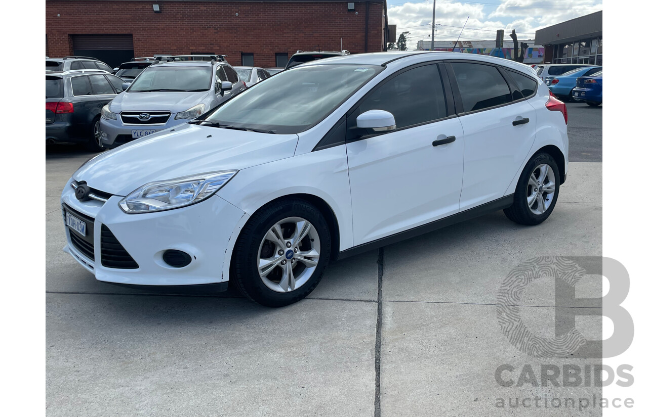 1/2012 Ford Focus Ambiente LW 5d Hatchback White 1.6L