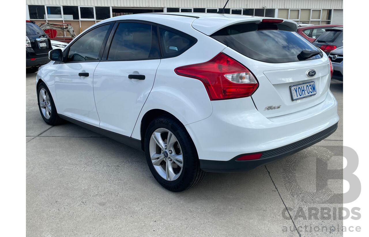 1/2012 Ford Focus Ambiente LW 5d Hatchback White 1.6L