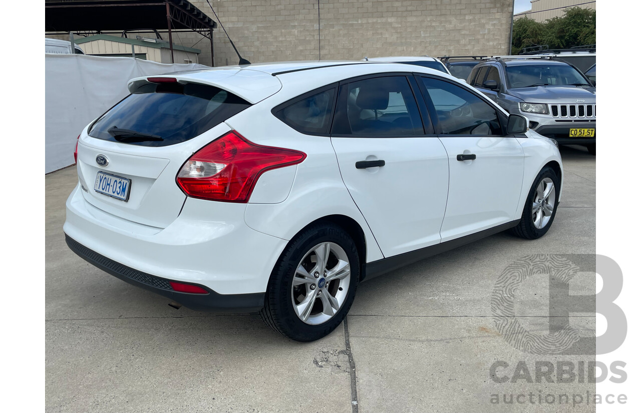1/2012 Ford Focus Ambiente LW 5d Hatchback White 1.6L