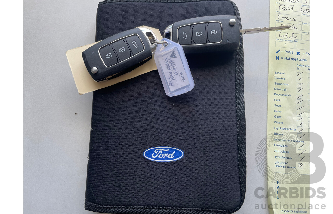 1/2012 Ford Focus Ambiente LW 5d Hatchback White 1.6L