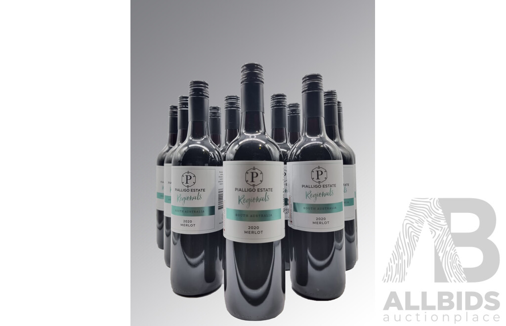 Pialligo Estate South Australian Merlot 750ml Case of 12