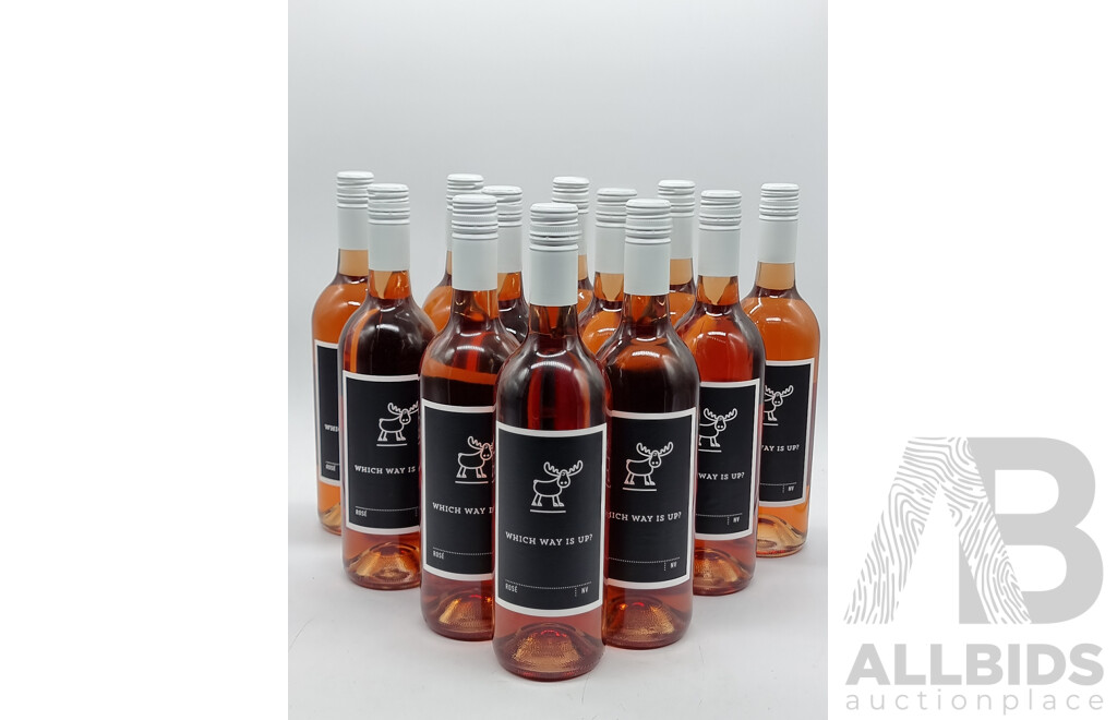 Which Way Up Rose Wayward Moose Wines - Case of 12