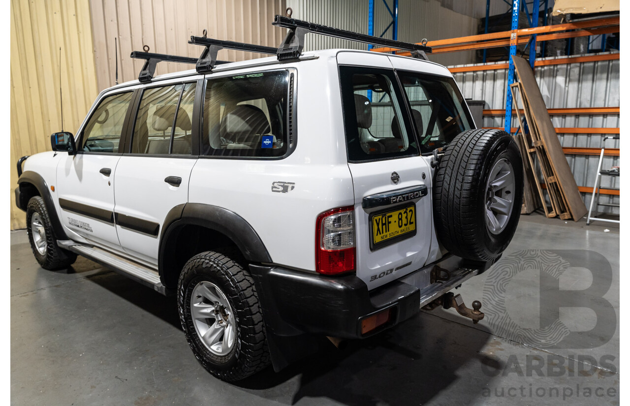 1/2001 Nissan Patrol ST (4x4) GU III 4d Wagon White Turbo Diesel 3.0L - 7 Seater