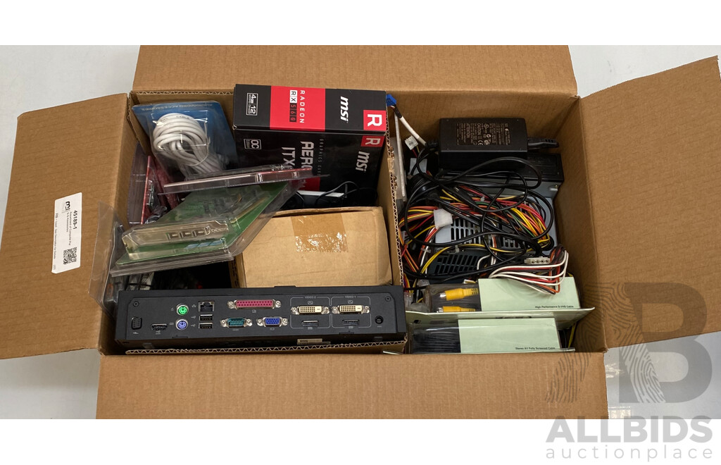 Assortment of Computer Parts & Assessories