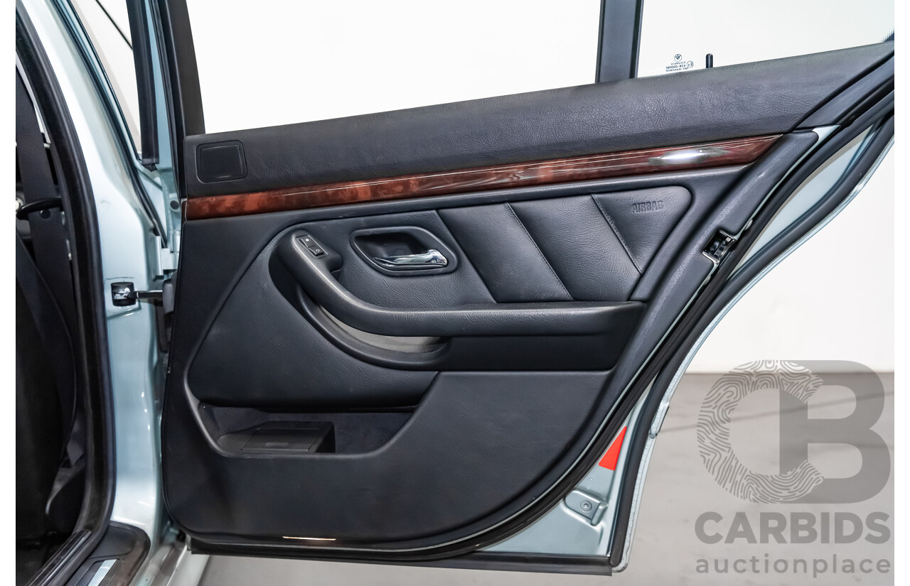 7/1999 BMW 528i E39 4d Sedan Glacier Green 2.8L