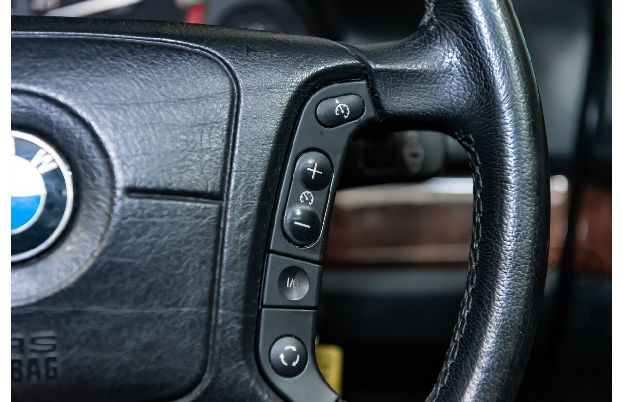 7/1999 BMW 528i E39 4d Sedan Glacier Green 2.8L