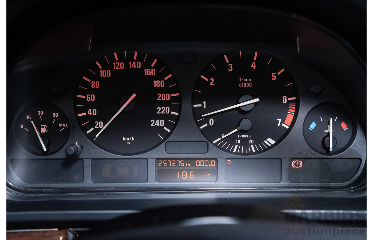 7/1999 BMW 528i E39 4d Sedan Glacier Green 2.8L