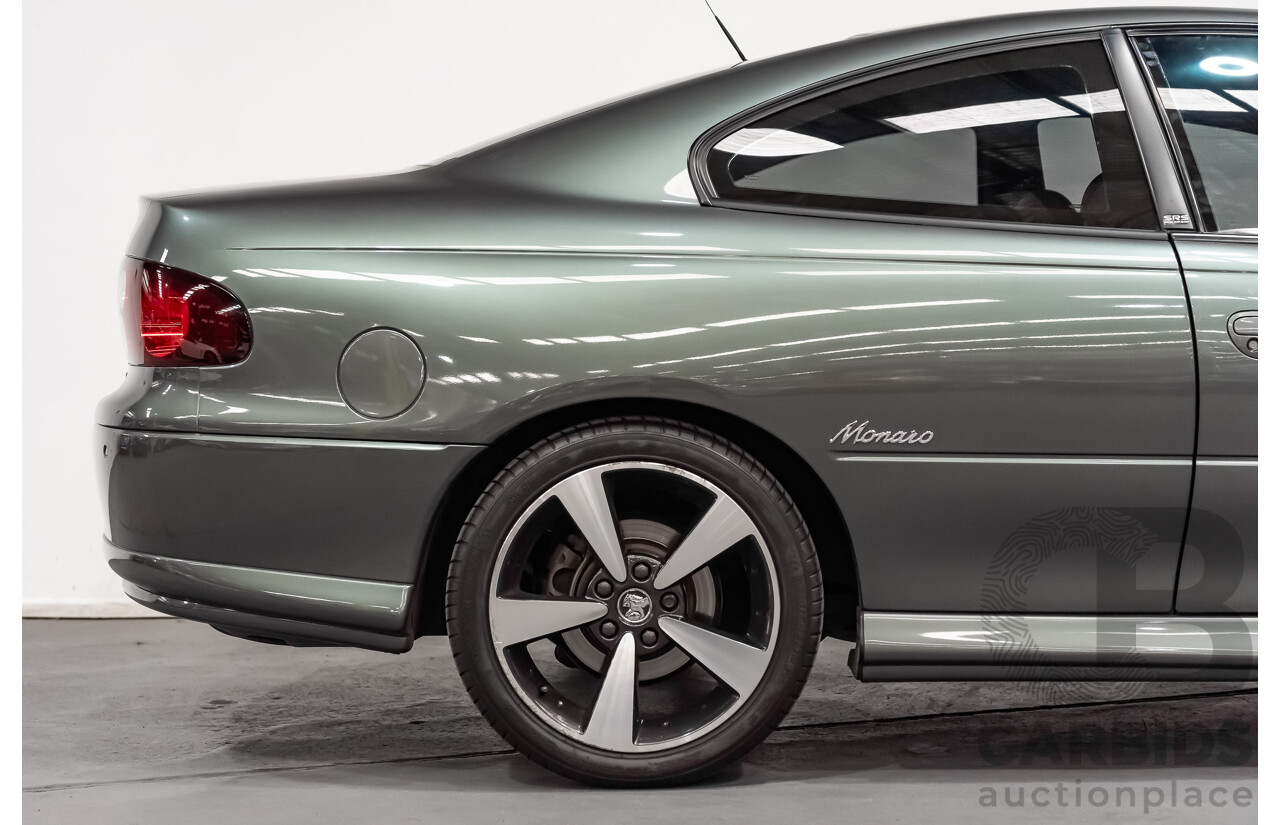 7/2003 Holden Monaro CV8-R V2 2d Coupe Turbine Grey Metallic V8 5.7L