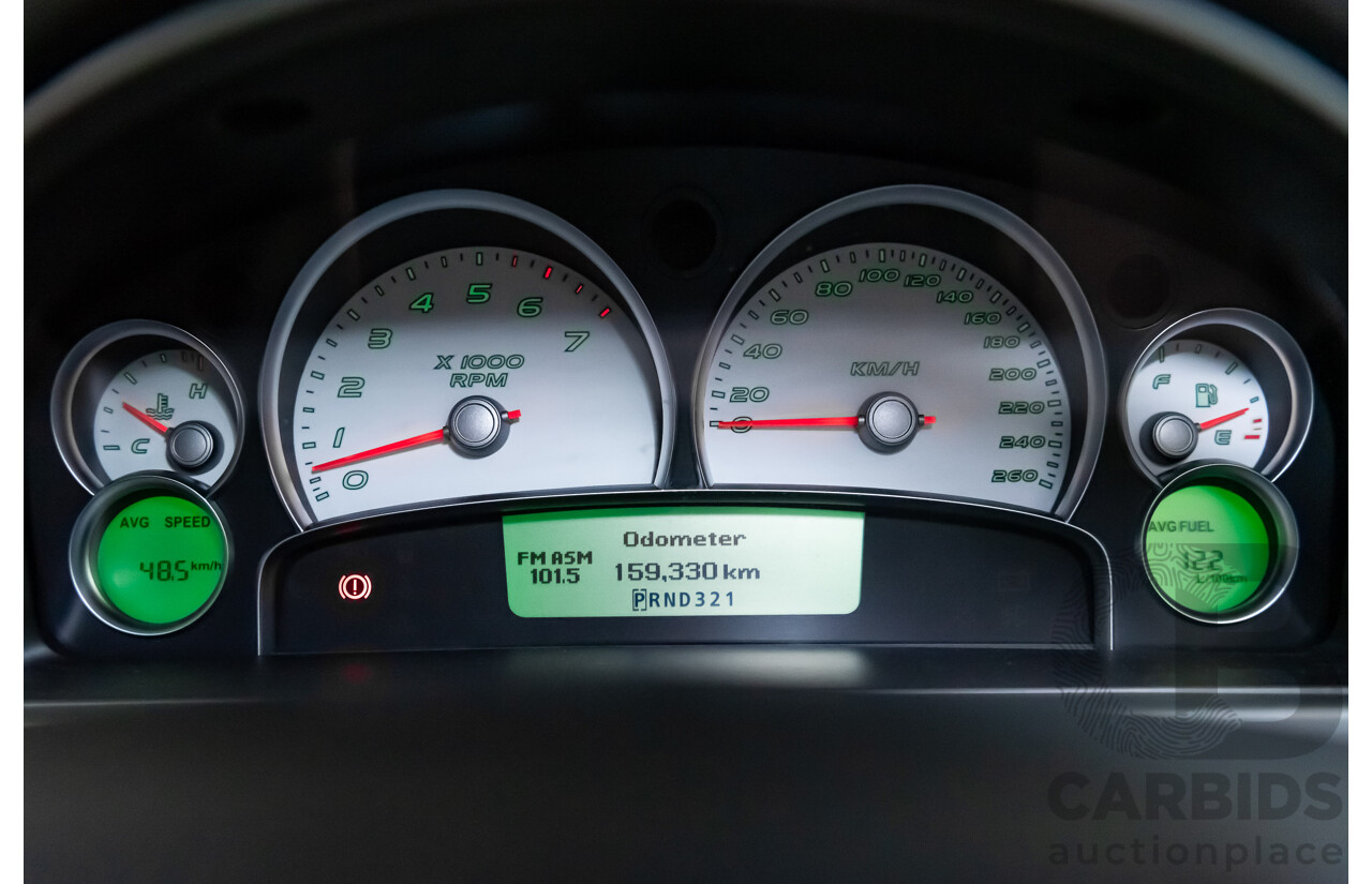 7/2003 Holden Monaro CV8-R V2 2d Coupe Turbine Grey Metallic V8 5.7L