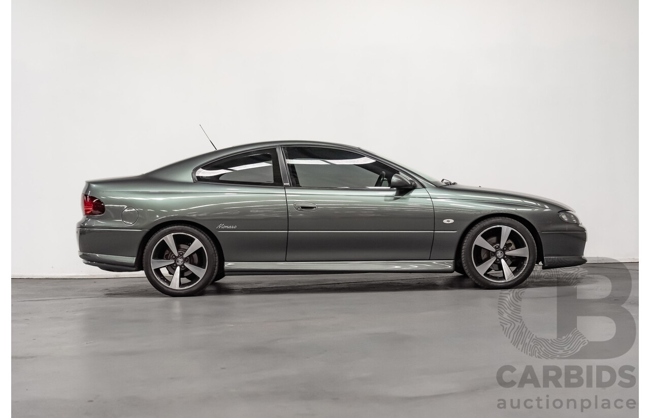 7/2003 Holden Monaro CV8-R V2 2d Coupe Turbine Grey Metallic V8 5.7L