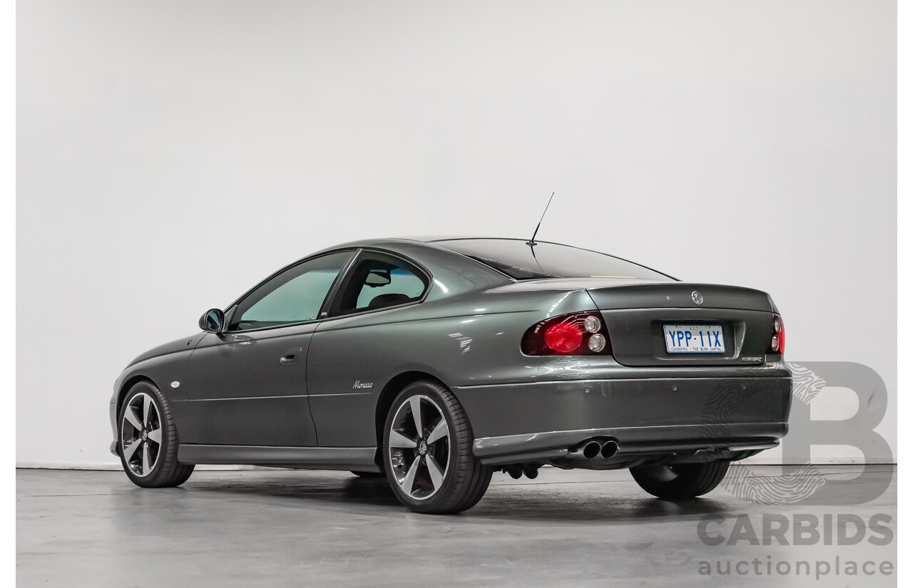 7/2003 Holden Monaro CV8-R V2 2d Coupe Turbine Grey Metallic V8 5.7L
