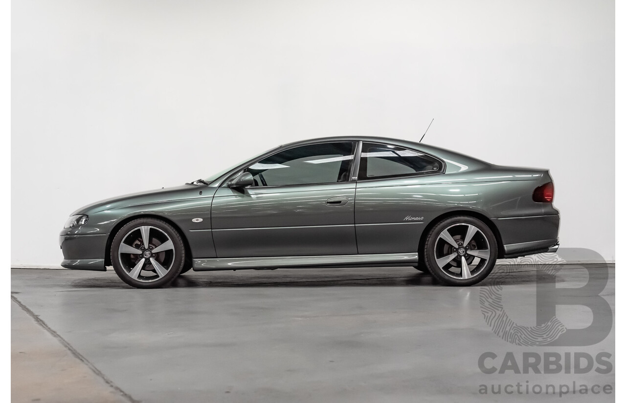 7/2003 Holden Monaro CV8-R V2 2d Coupe Turbine Grey Metallic V8 5.7L