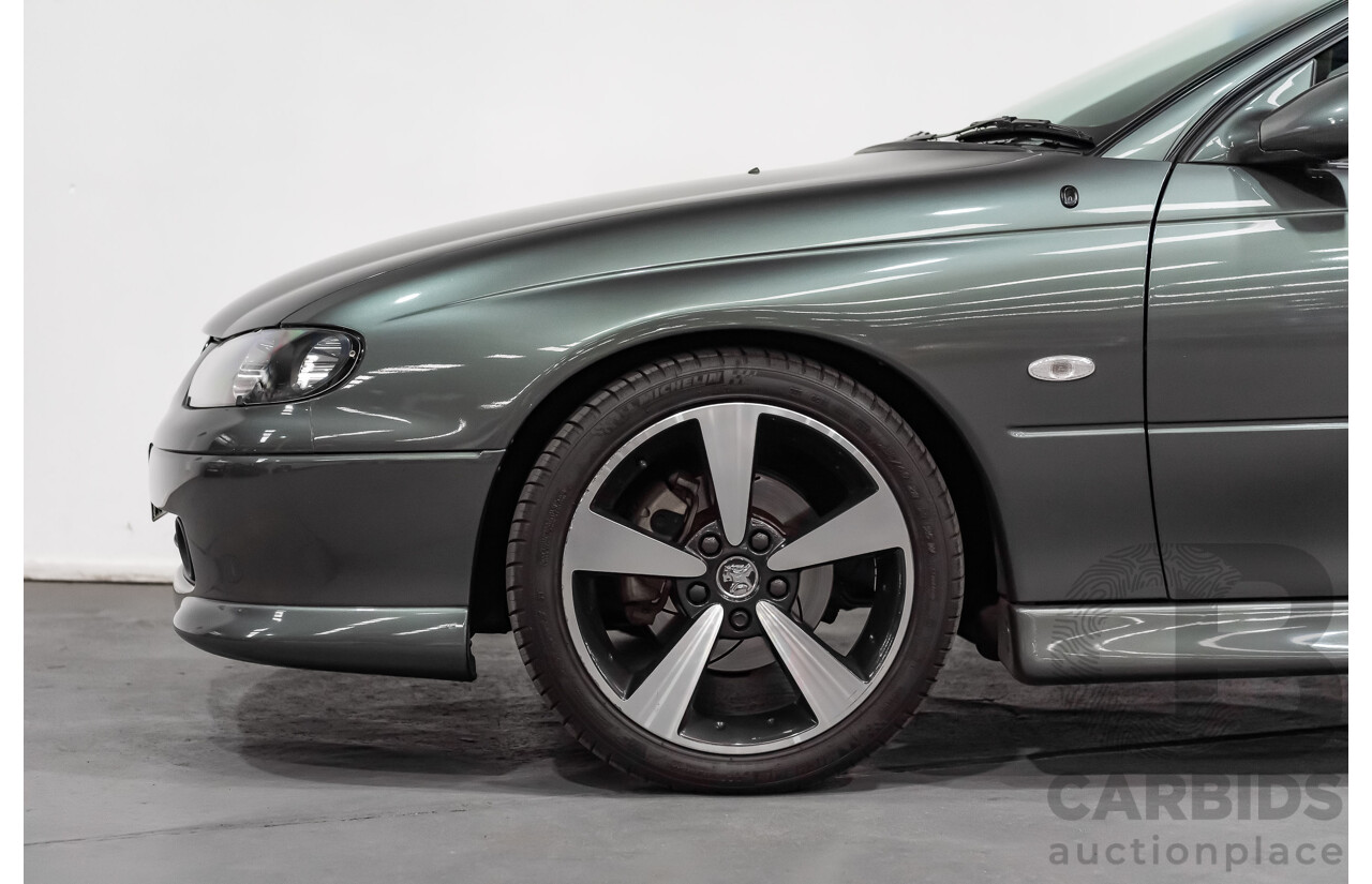 7/2003 Holden Monaro CV8-R V2 2d Coupe Turbine Grey Metallic V8 5.7L