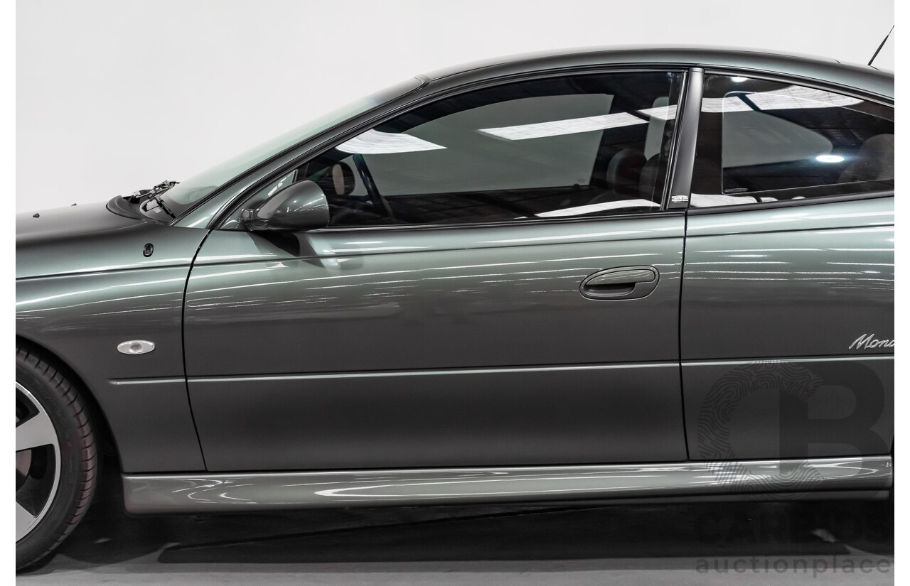 7/2003 Holden Monaro CV8-R V2 2d Coupe Turbine Grey Metallic V8 5.7L