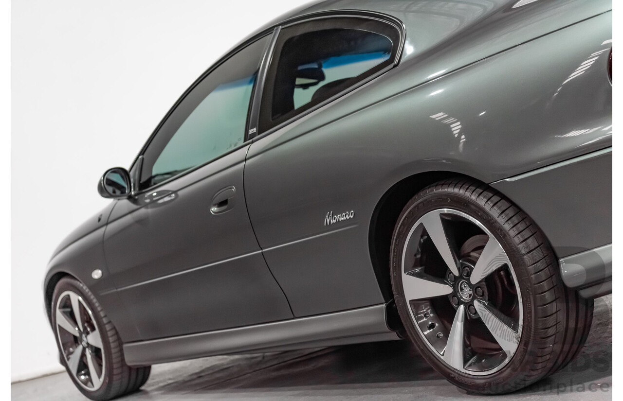 7/2003 Holden Monaro CV8-R V2 2d Coupe Turbine Grey Metallic V8 5.7L