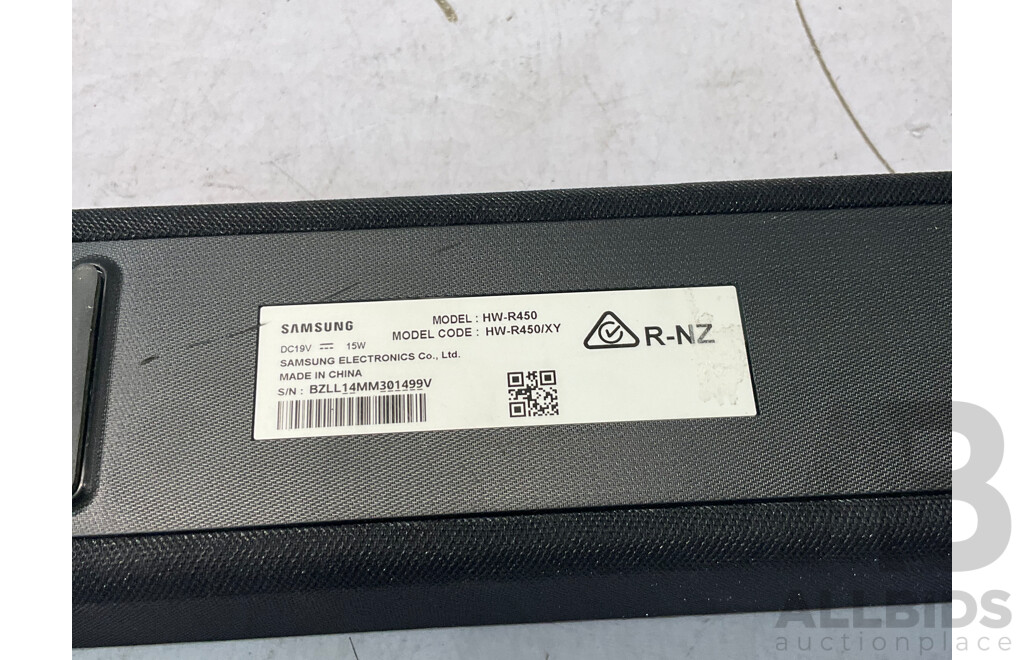 SAMSUNG (HW-R450) Series 4 Soundbar - ORP $299.00