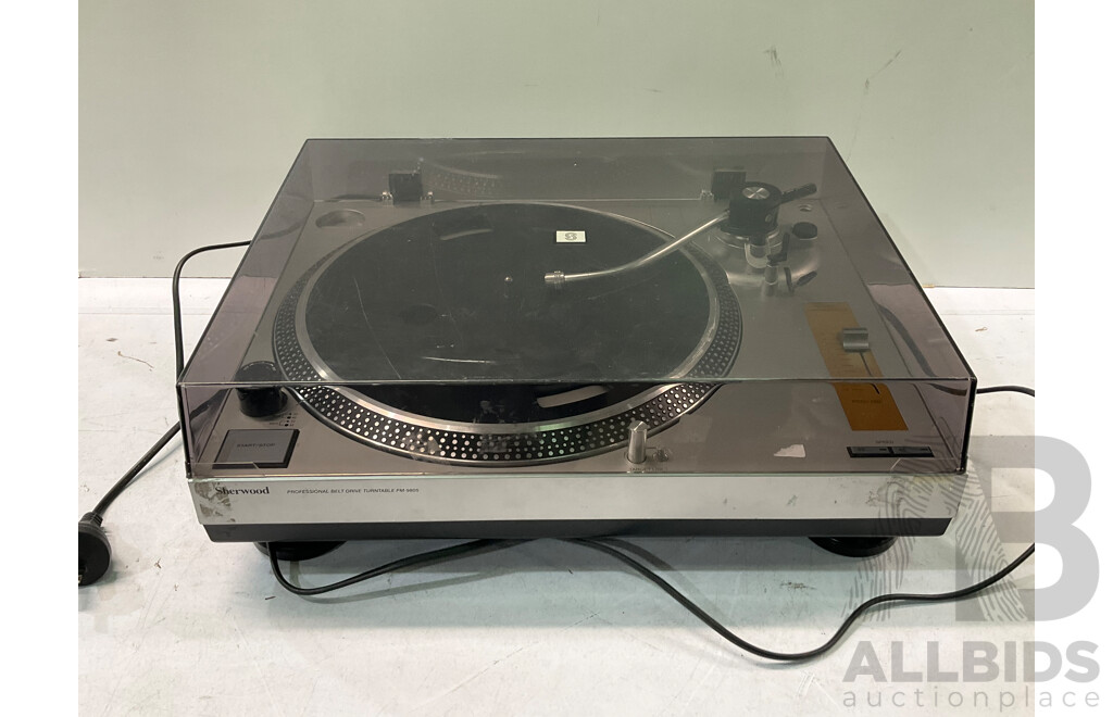 SHERWOOD (PM-9805) Turntable - Estimated ORP $399.00