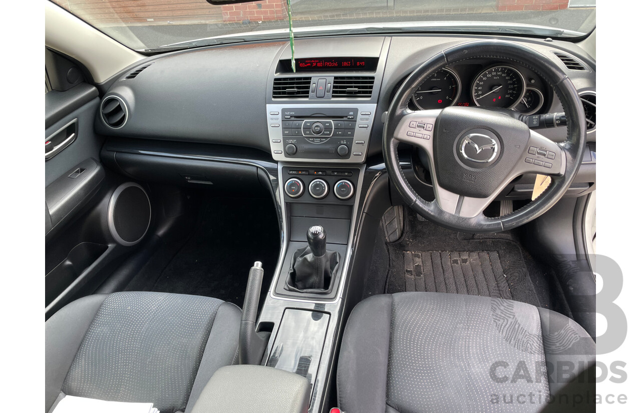 9/2009 Mazda Mazda6 Diesel GH MY09 4d Wagon White 2.2L