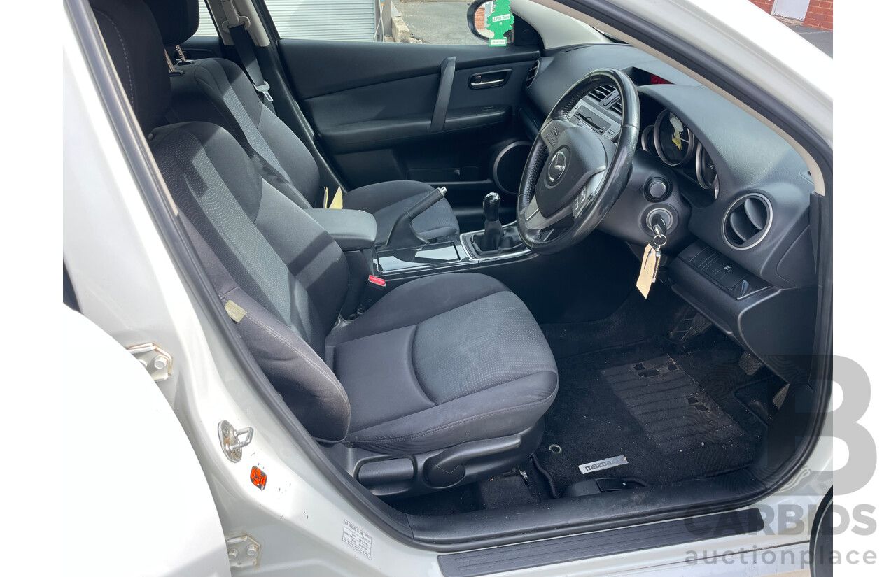 9/2009 Mazda Mazda6 Diesel GH MY09 4d Wagon White 2.2L