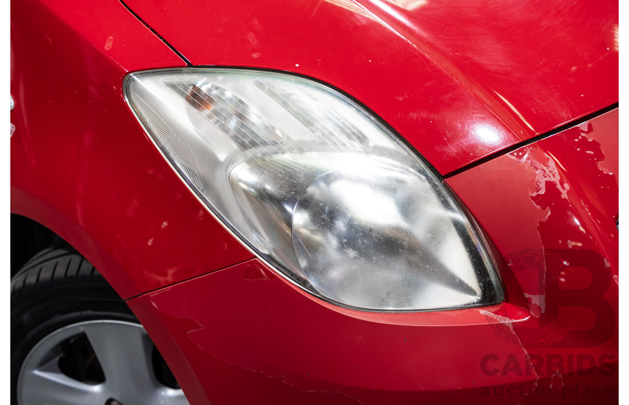 4/2008 Toyota Yaris Rush NCP90R 5d Hatchback Red 1.3L