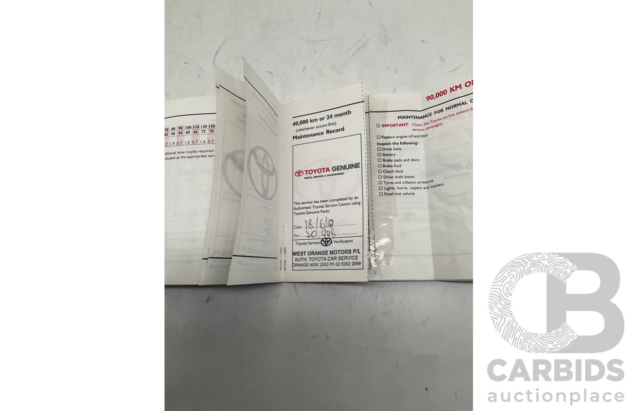 4/2008 Toyota Yaris Rush NCP90R 5d Hatchback Red 1.3L