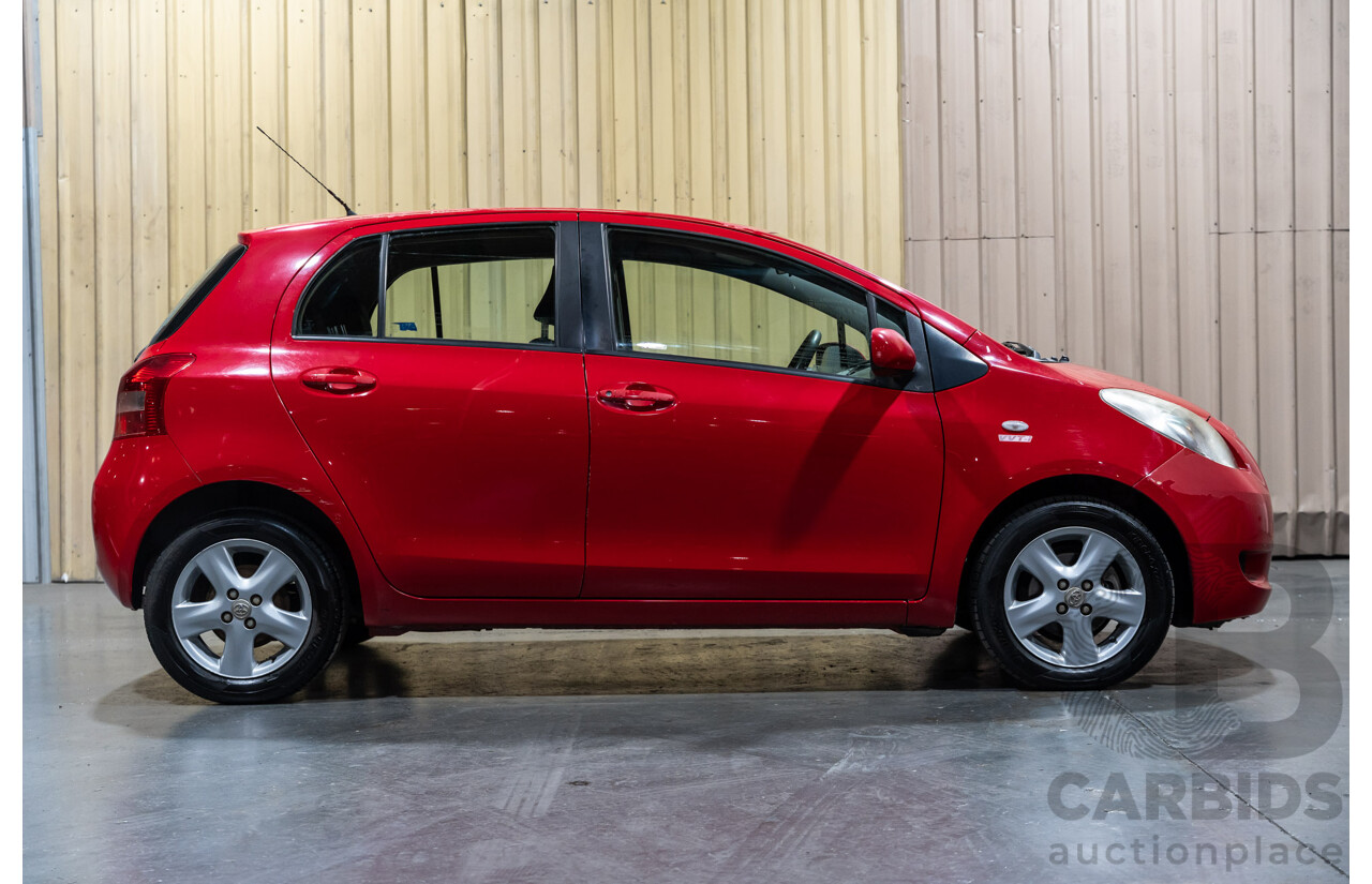 4/2008 Toyota Yaris Rush NCP90R 5d Hatchback Red 1.3L