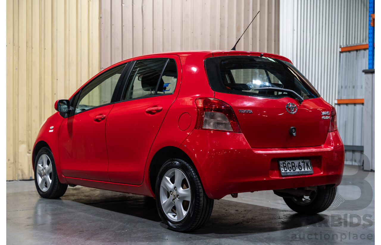 4/2008 Toyota Yaris Rush NCP90R 5d Hatchback Red 1.3L
