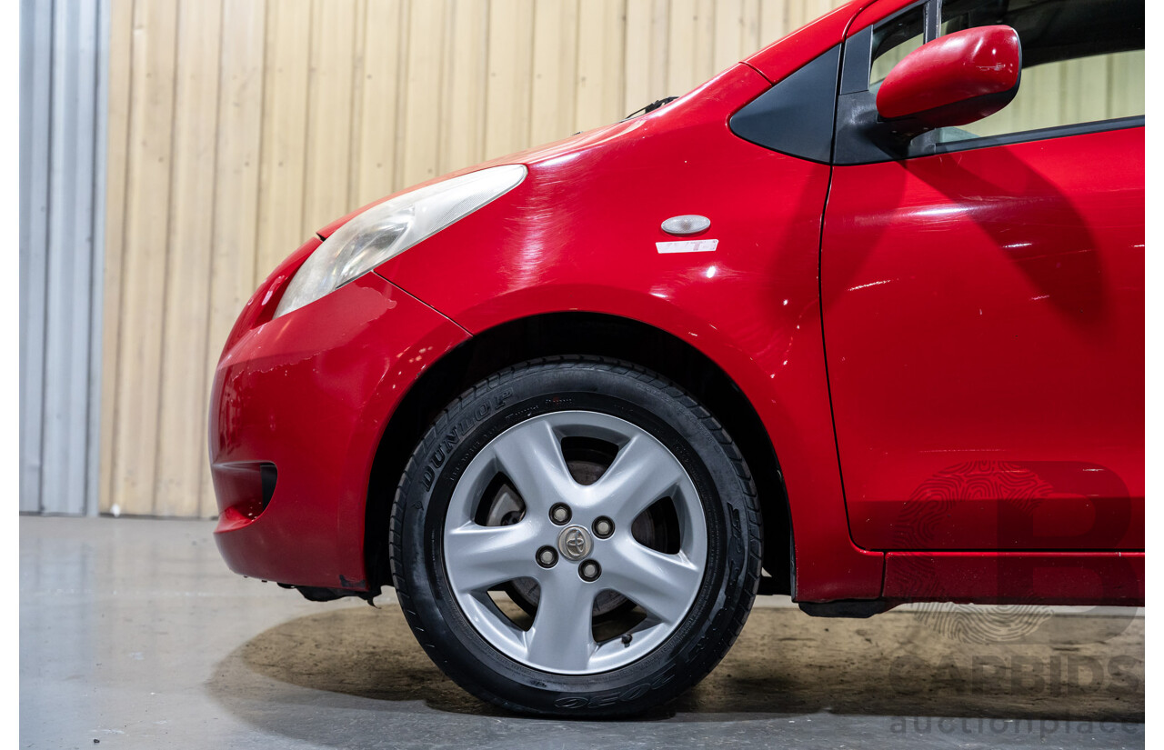 4/2008 Toyota Yaris Rush NCP90R 5d Hatchback Red 1.3L