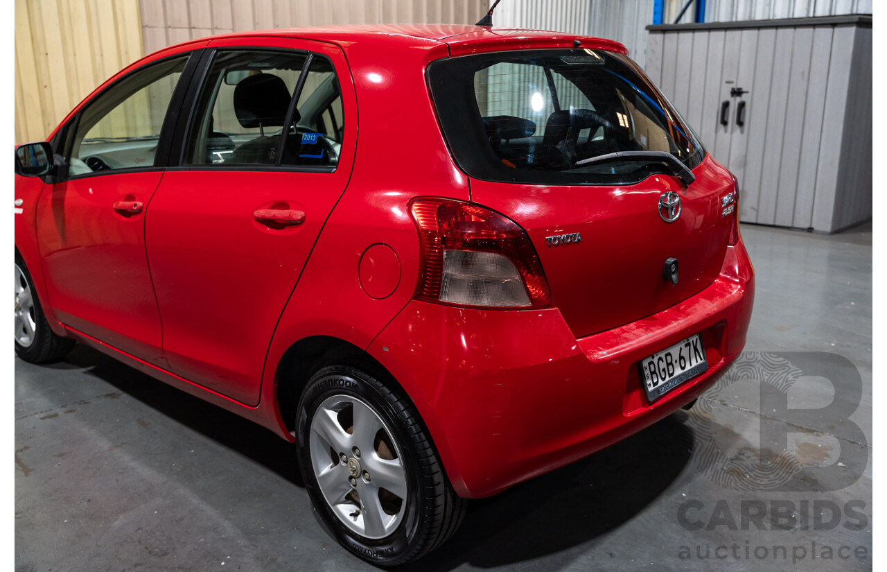 4/2008 Toyota Yaris Rush NCP90R 5d Hatchback Red 1.3L