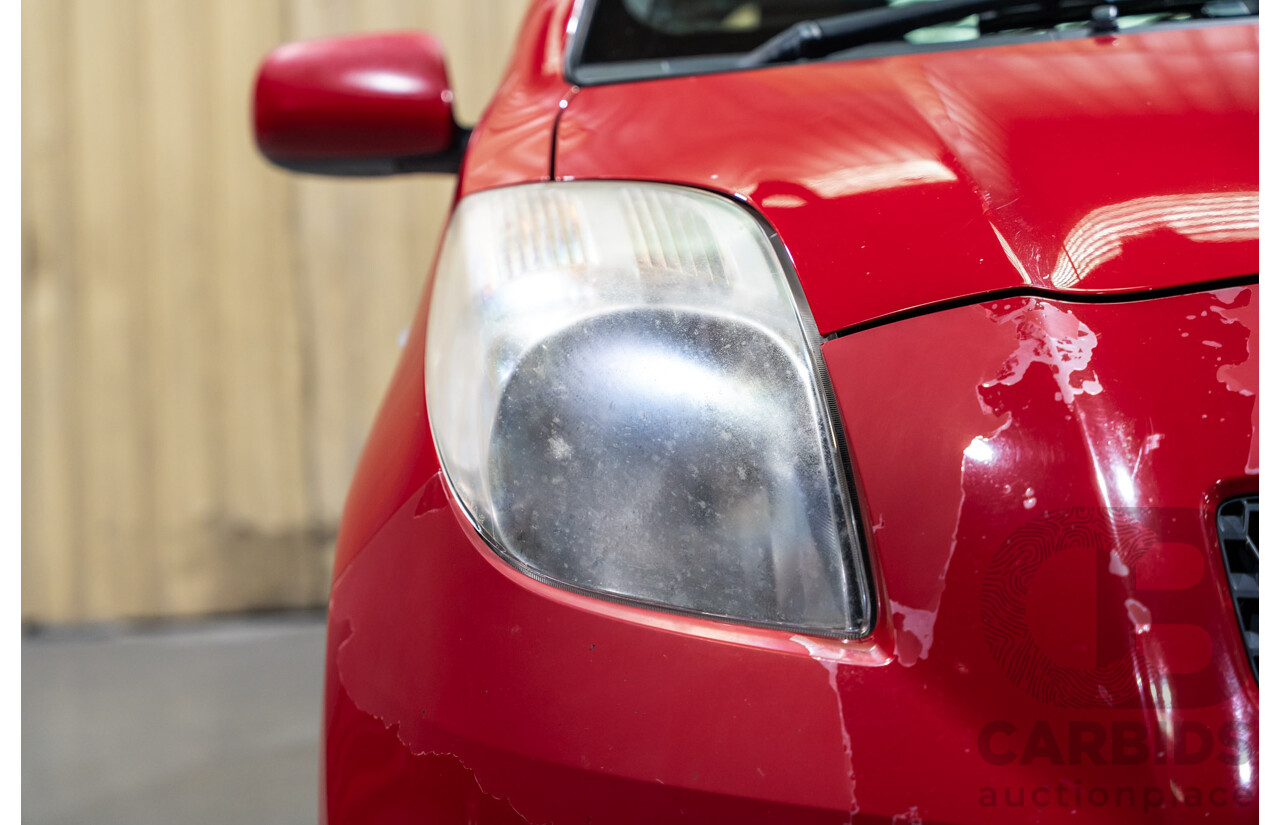 4/2008 Toyota Yaris Rush NCP90R 5d Hatchback Red 1.3L