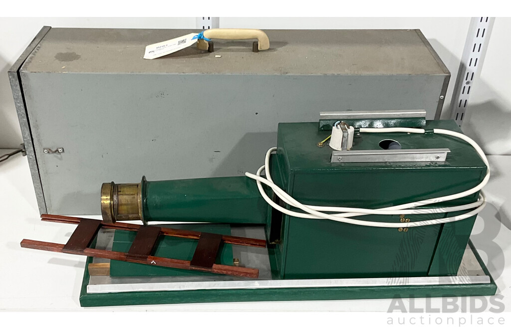 Vintage Glass Lantern Slide Projector