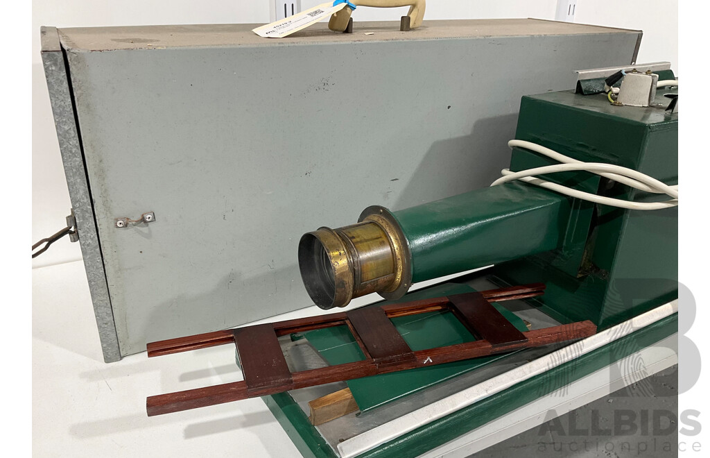 Vintage Glass Lantern Slide Projector