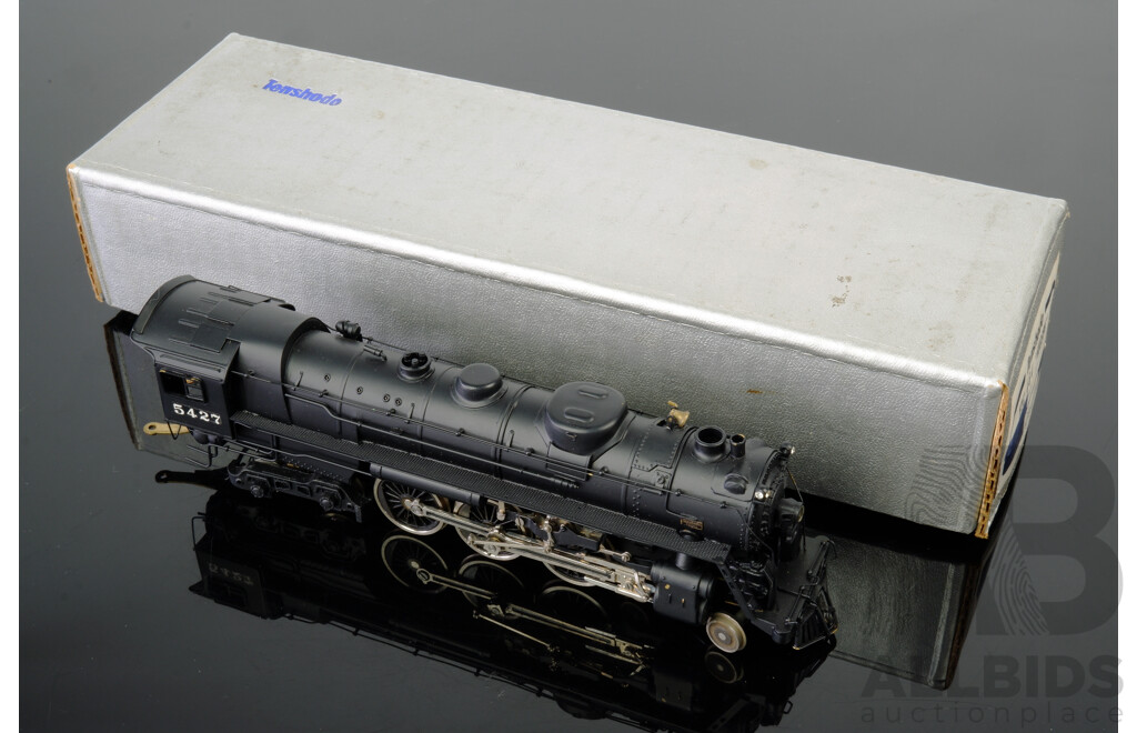 Vintage Tenshodo HO Scale 4-6-4 Steam Locomotive 5427, Made in Japan