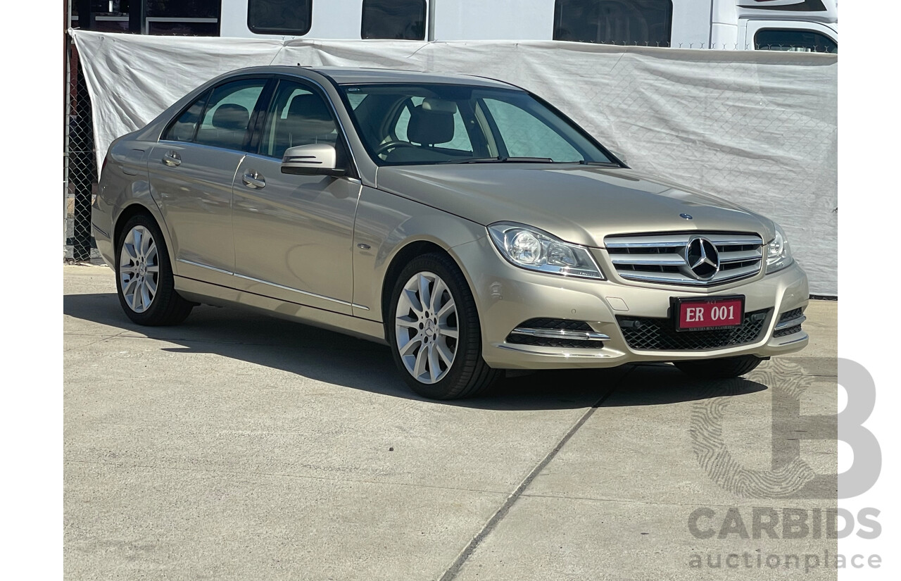 9/2011 Mercedes-Benz C250 CDI Elegance BE W204 MY11 4d Sedan Beige 2.1L