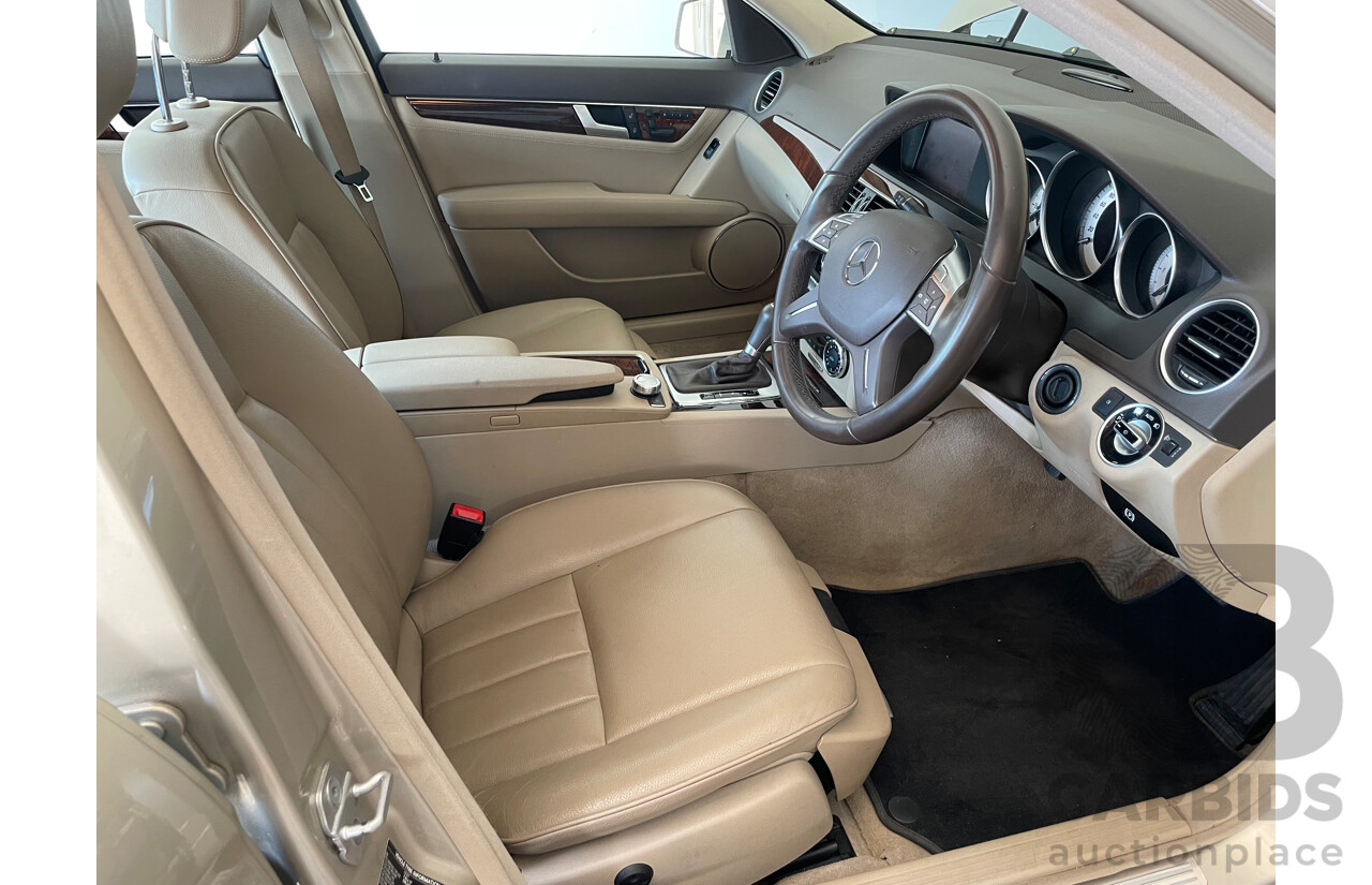 9/2011 Mercedes-Benz C250 CDI Elegance BE W204 MY11 4d Sedan Beige 2.1L