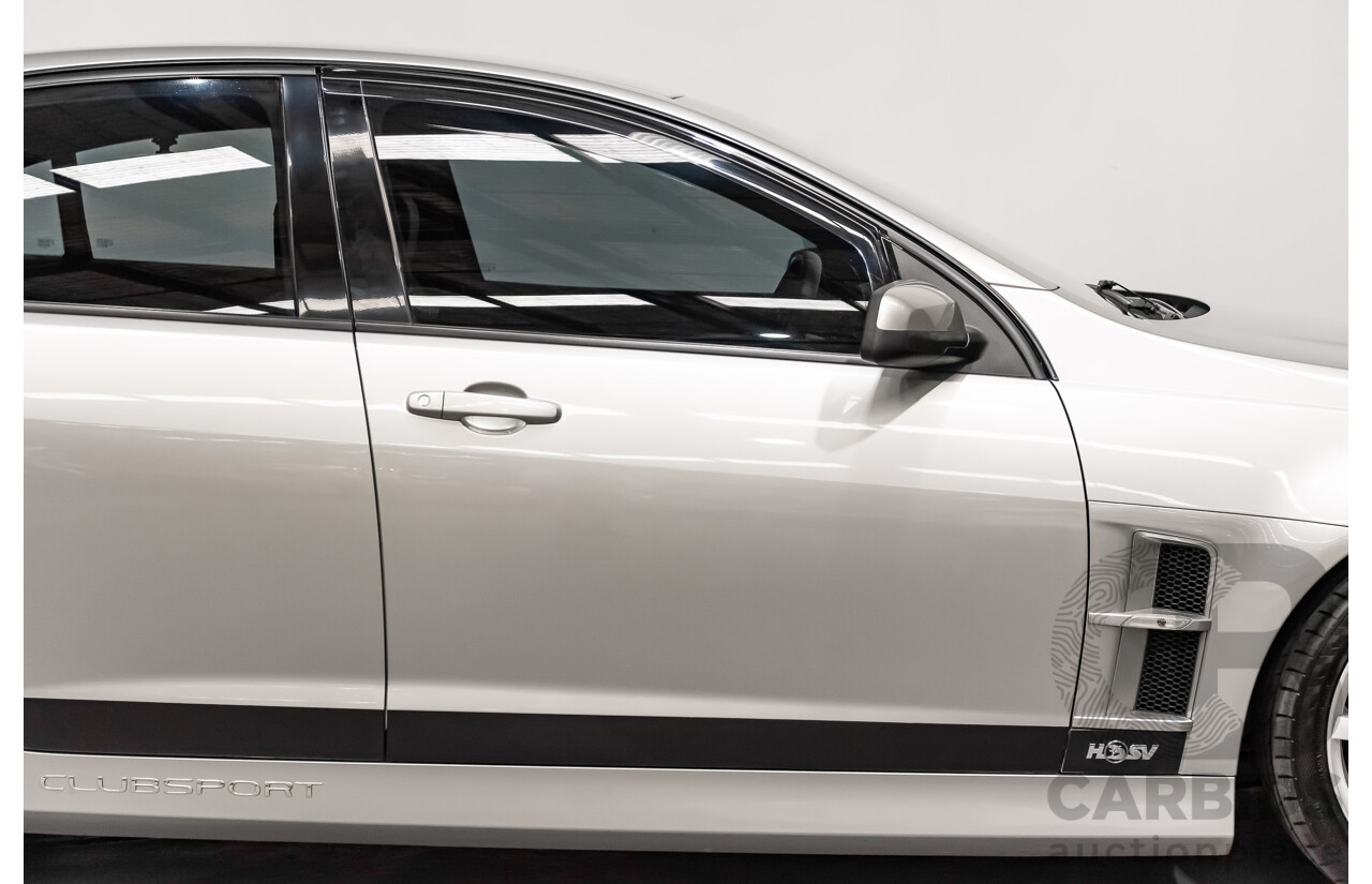 10/2006 Holden HSV Clubsport R8 E SERIES 4d Sedan Silver V8 6.0L