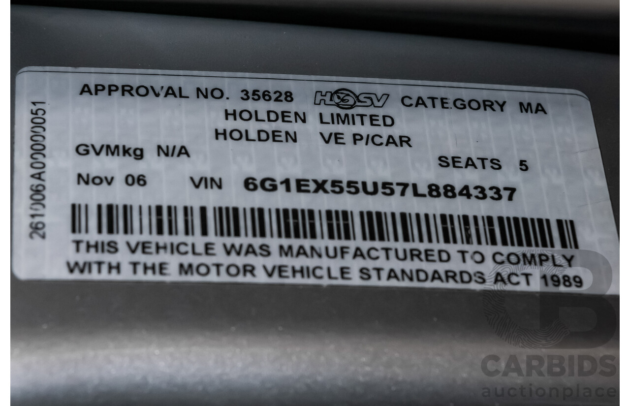 10/2006 Holden HSV Clubsport R8 E SERIES 4d Sedan Silver V8 6.0L