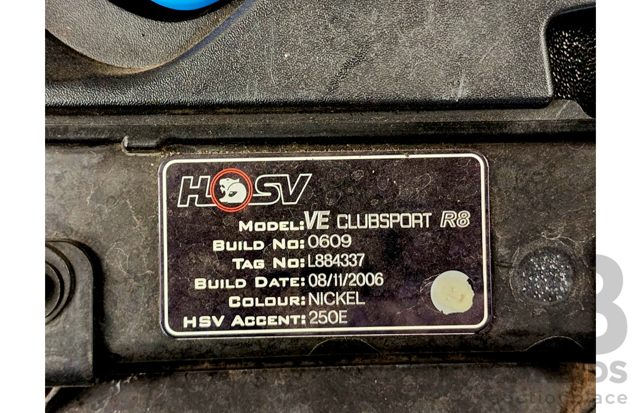 10/2006 Holden HSV Clubsport R8 E SERIES 4d Sedan Silver V8 6.0L