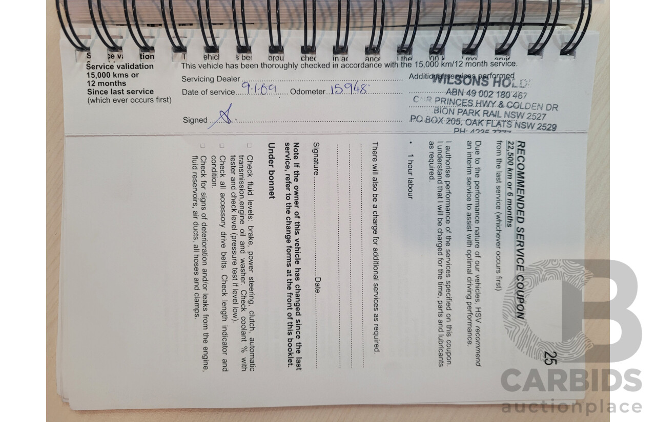 10/2006 Holden HSV Clubsport R8 E SERIES 4d Sedan Silver V8 6.0L