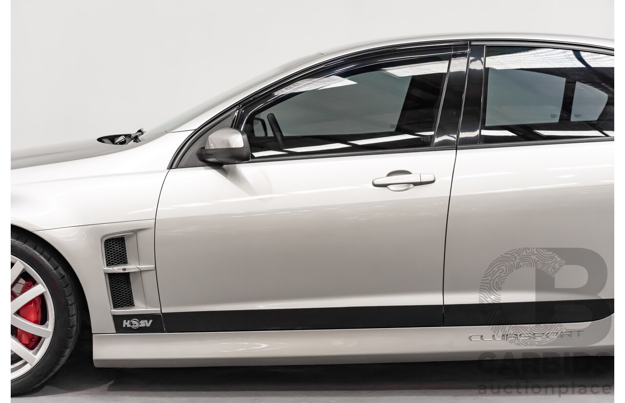 10/2006 Holden HSV Clubsport R8 E SERIES 4d Sedan Silver V8 6.0L