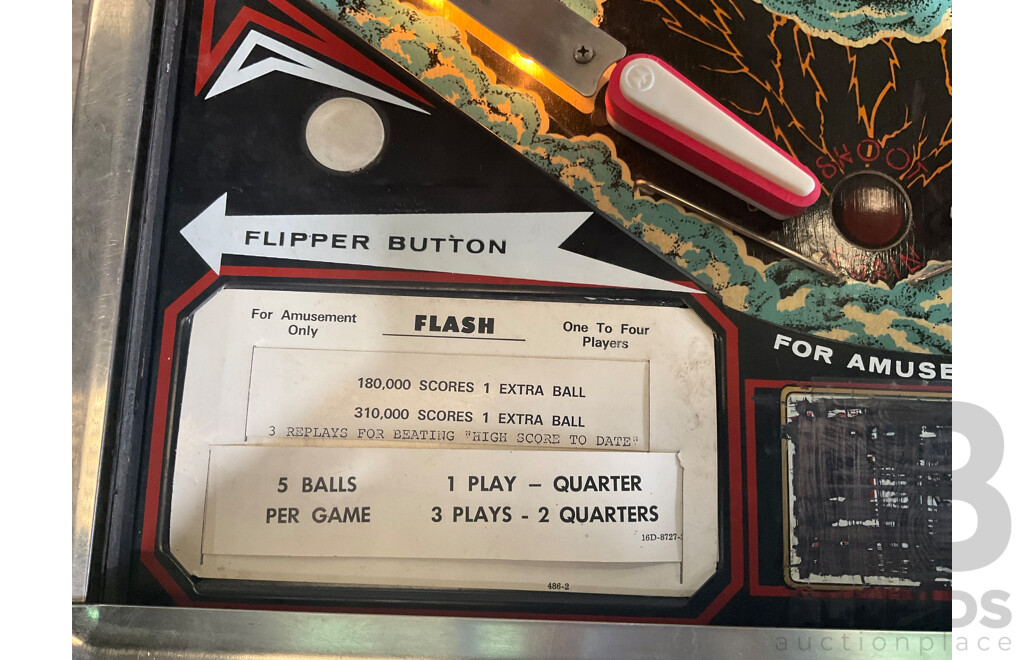 FLASH 1979 (Williams) Pinball Machine