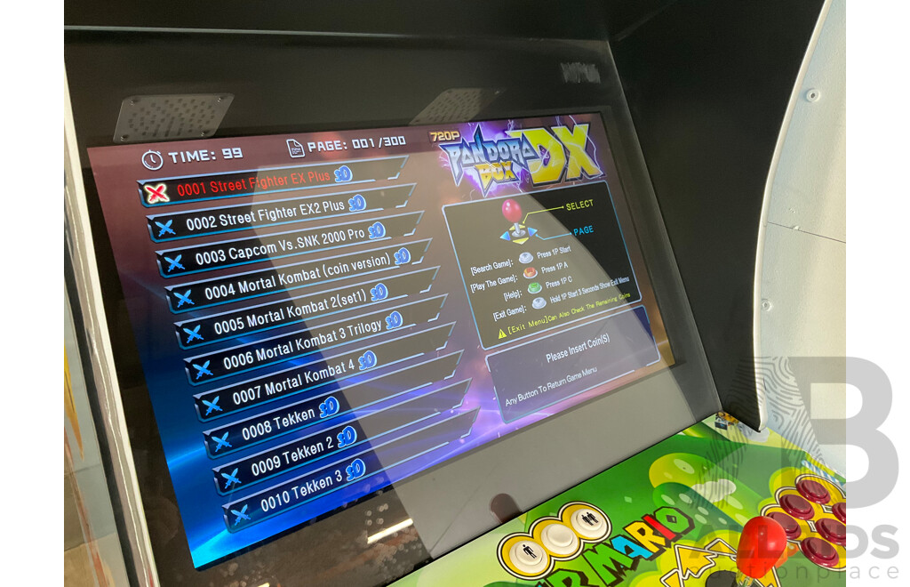 Super Mario - Stand-Up Multi-Arcade - Pandora Box System - Up to 3,000 Games