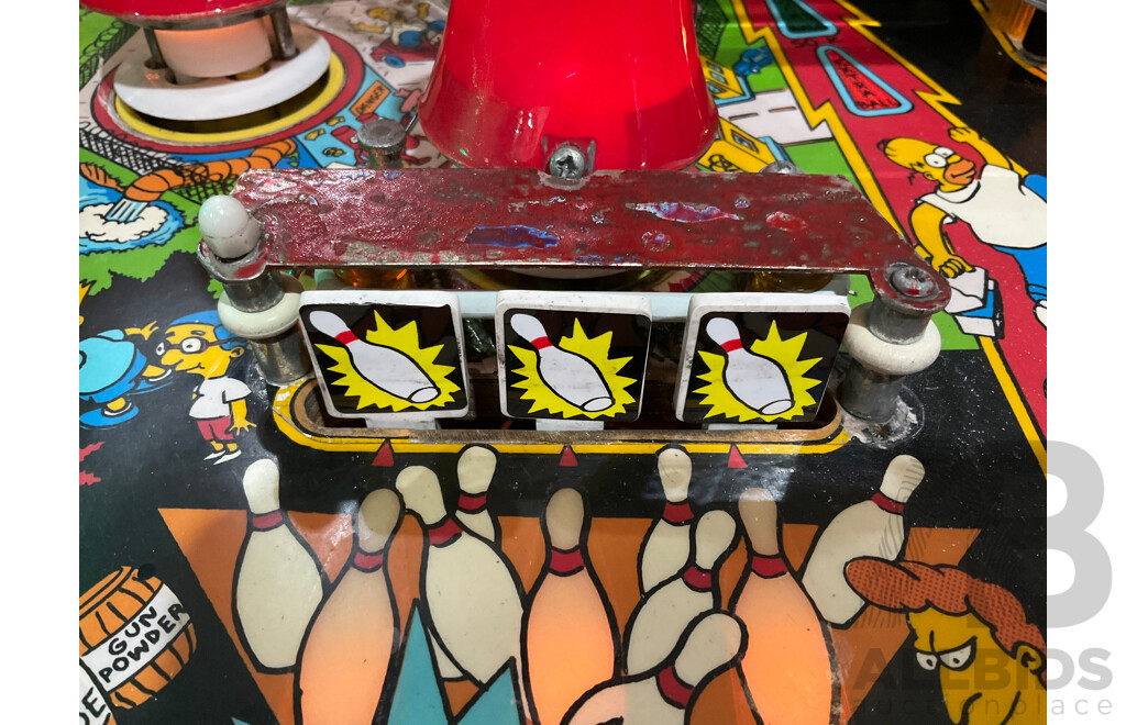 The SIMPSONS (Data East) Pinball Machine